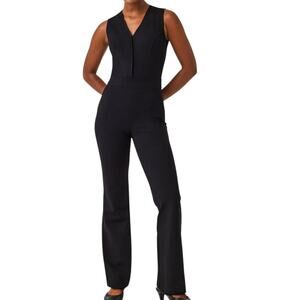 Spanx The Perfect Sleeveless Jumpsuit In Classic Black thick Material Size Large